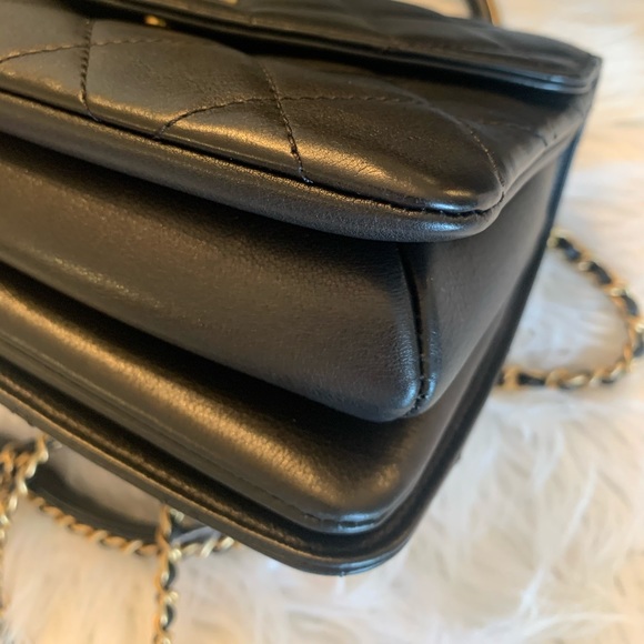 🖤SOLD 🖤💕Chanel top handle mini flap bag - Picture 6 of 13